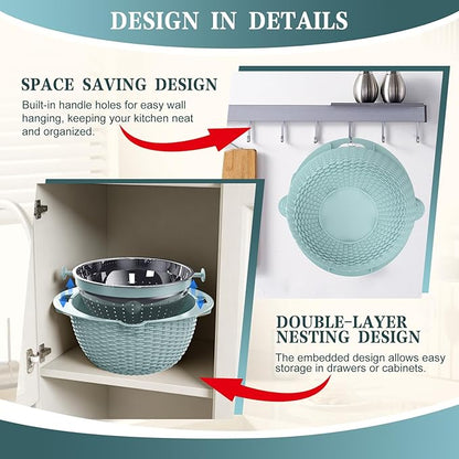 4-1 Colander with Bowl Set - Image 7
