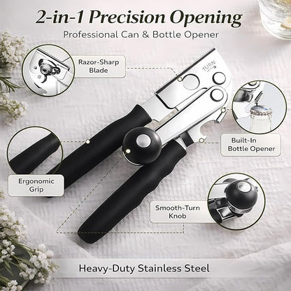 Commercial Can Opener, Heavy Duty Manual Can Opener - Image 2