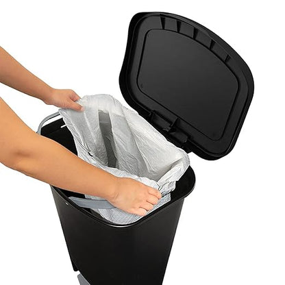 Glad 13 Gallon Trash Can, 2 Pack | Plastic Kitchen Waste Bin - Image 9
