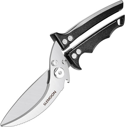 Heavy Duty Poultry Shears Meat Cutting Dishwasher Safe and Food Stainless by SLEMOON