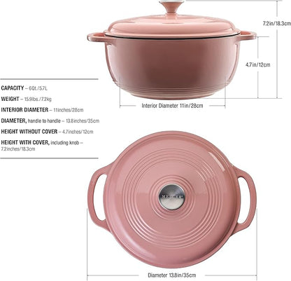 Mercer Culinary Enameled Cast Iron Round Dutch Oven, 6 qt. - Image 5