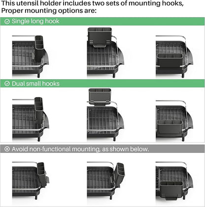 SNTD Dish Drying Rack, Expandable Dish Rack - Image 9