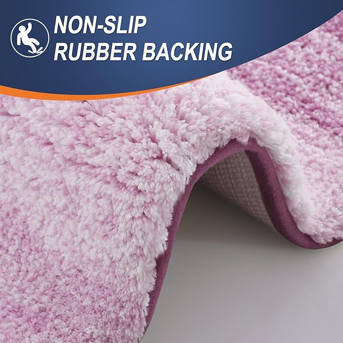 OLANLY Bathroom Runner Rugs Mat 47x17, Extra Soft Absorbent Microfiber Bath Rugs - Image 4