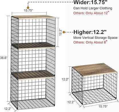 Widened & Heightened Closet Organizers And Storage Shelves - Image 2