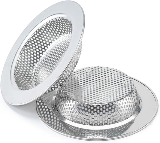 Honmein 2 Pcs Sink Strainer for Most Kitchen Sink Drain Basket, Upgraded by Honmein