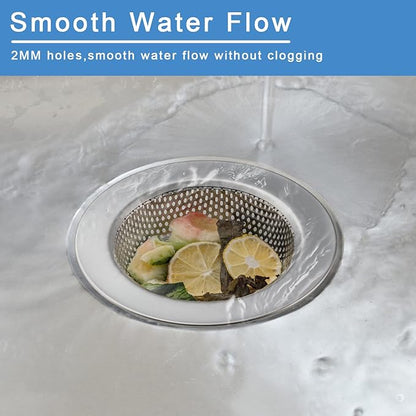Honmein 2 Pcs Sink Strainer for Most Kitchen Sink Drain Basket, Upgraded - Image 6