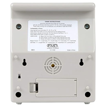FMP Digital 4 Channel Commercial Kitchen Countdown Timer, Water Resistant - Image 5