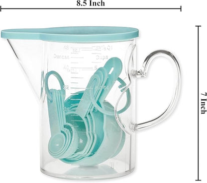 Measuring Cups and Measuring Spoons Set of 10 Pieces, Supreme Housewares - Image 2