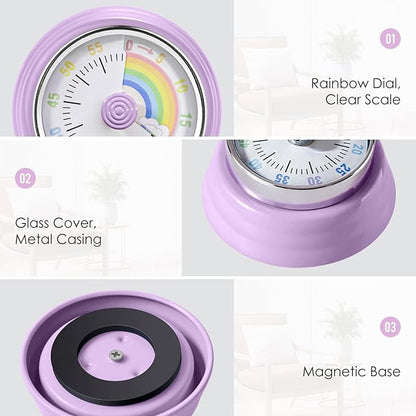 Visual Timer for Kids Rainbow Kitchen Timer - Image 5