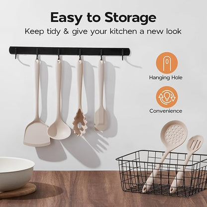 Onader Kitchen Utensils Set, Silicone Non Toxic Cooking Utensils - Image 5