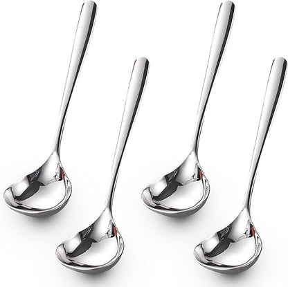 Comicfs 4 Pack Small Ladle Sauce Ladle SUS 304 Stainless Steel Small Serving by Comicfs