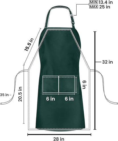 Utopia Kitchen 10 Pack Bib Apron Adjustable - Image 2