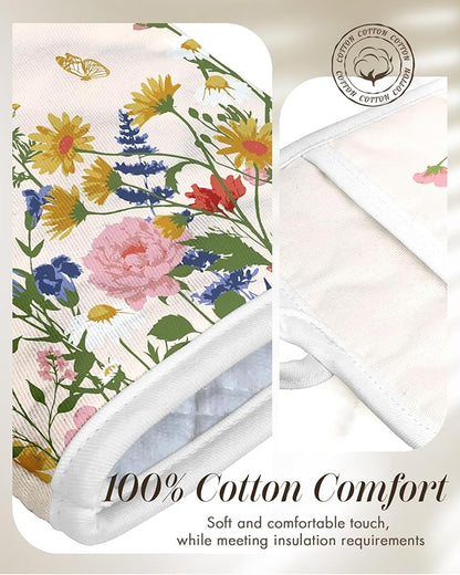 Miss Adola Cotton Oven Mitts and Pot Holders Sets - Image 3