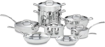 Cuisinart FCT-13 13-Piece Cookware Set French Classic Tri-Ply by Cuisinart