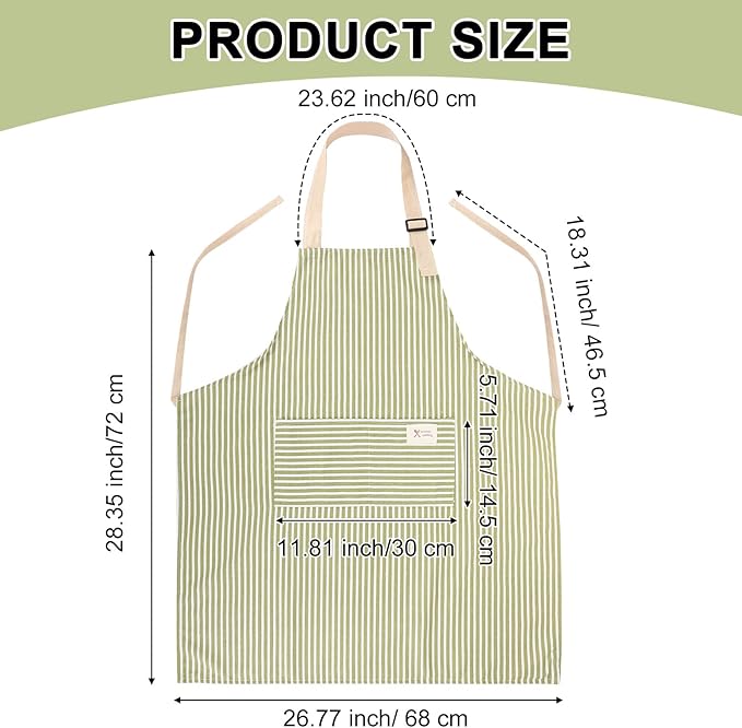 Janmercy 24 Pcs Aprons for Women Men - Image 2