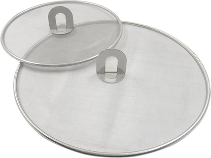 2Pcs 10" & 13" Stainless Steel Splatter Screen Splatter Guard, Ultra Fine Mesh by Unknown