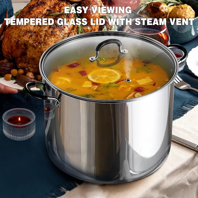 Cook N Home Stockpot Large pot Sauce Pot Induction Pot - Image 3