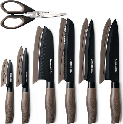 Astercook Knife Set, 13-Piece Kitchen Knives Set by Astercook