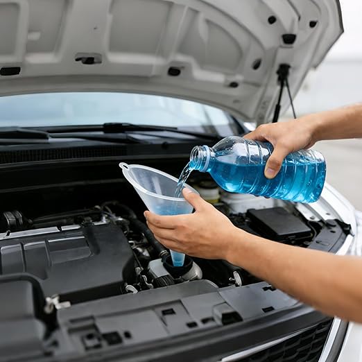 4 Pcs Long Neck Oil Funnel for Automotive, Wide Mouth Plastic Funnel, Long - Image 5