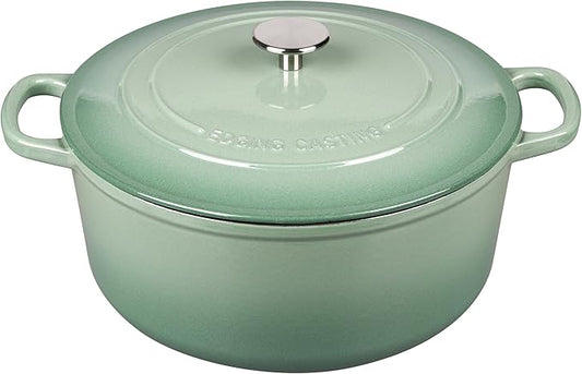 EDGING CASTING Enameled Cast Iron Dutch Oven Pot by EDGINGCOOKWARE