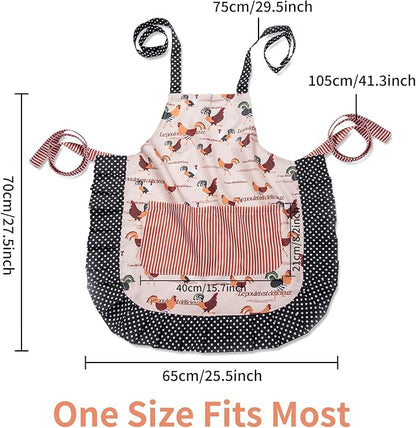 Lovely Flower Pattern Retro Aprons - Image 6