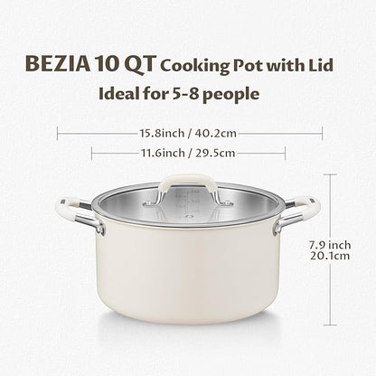 10 Quart Nonstick Stock Pot - Image 6