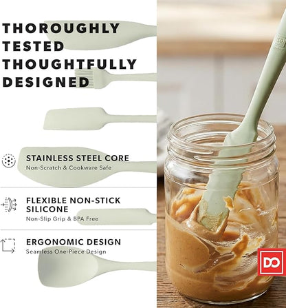 DI ORO 6-Piece Silicone Spatula Set - Image 6