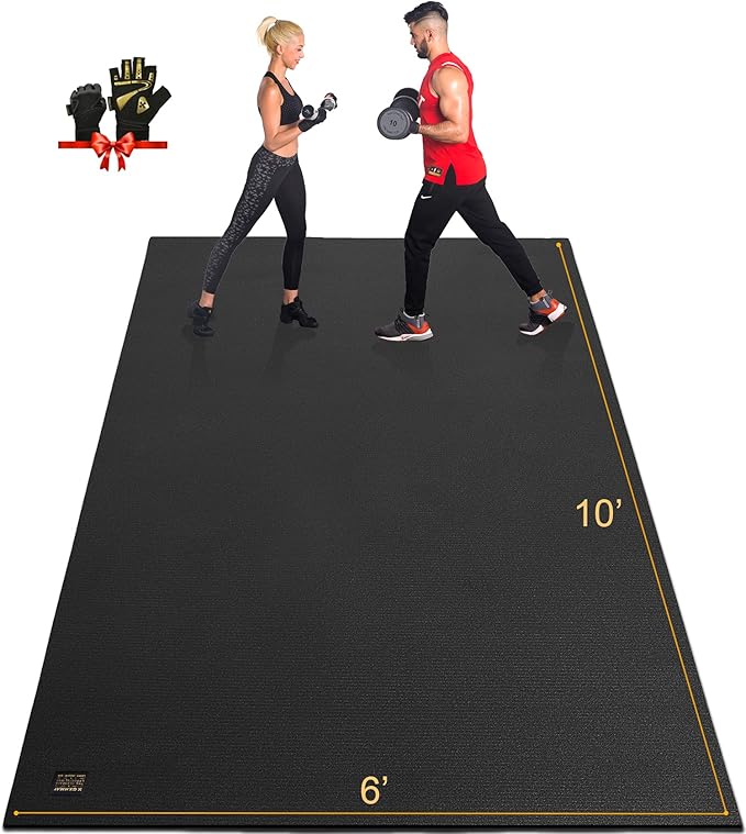 GXMMAT Extra Large Exercise Mat 16'x6'/12'x6'/10'x6'/8'x6', Extra Wide Workout by GXMMAT