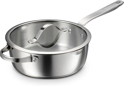 Tramontina Tempo Tri-Ply Base Stainless Steel 3.5-Quart Saute Pan by Tramontina