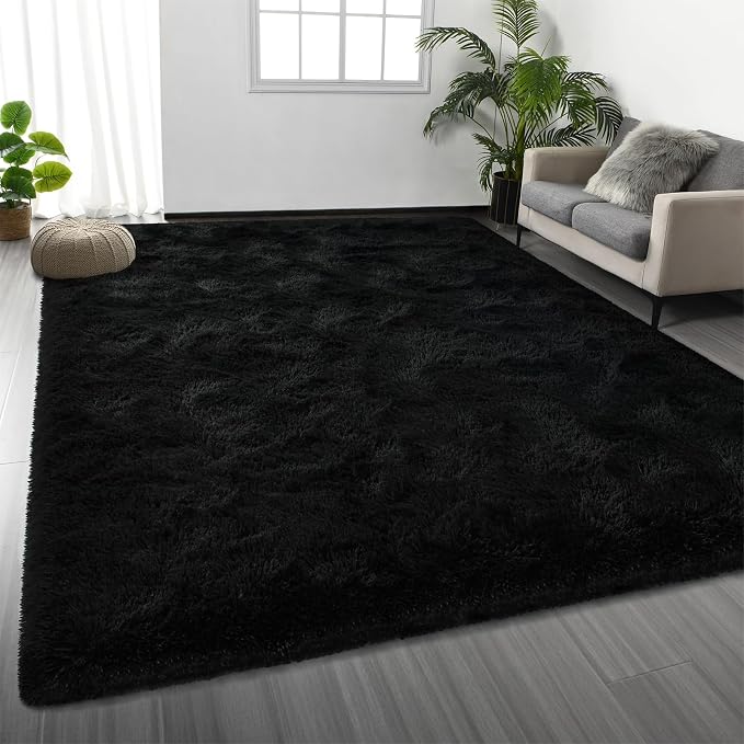 Deerhoo Large Shag Area Rugs 9 x 12, Plush Fuzzy Rugs by Deerhoo