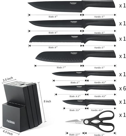 Stainless Steel Knife Set, Knife Block Sets - Image 3