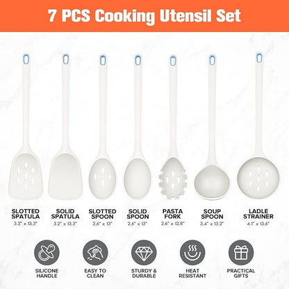Large Silicone Utensils Set of 7 - Image 6