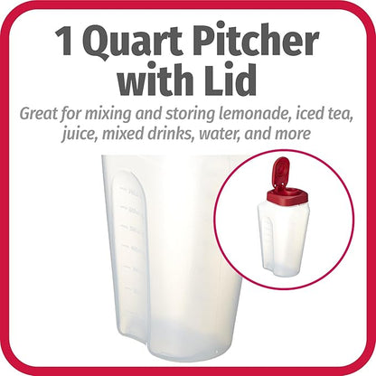 GoodCook 1 Quart Bottle – BPA Free Mixing Pitcher - Image 4