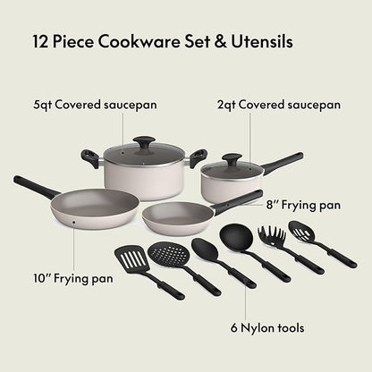 bella 12 Piece Cookware Set - Image 3