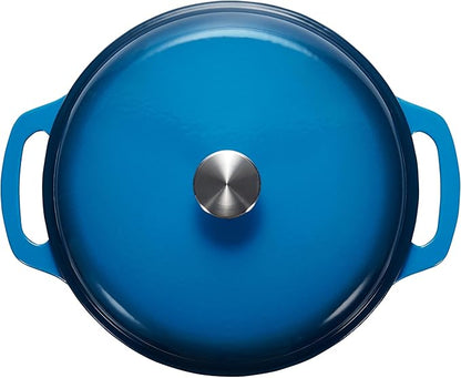 Amazon Basics Enameled Cast Iron Dutch Oven Pot - Image 3