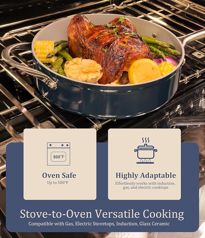 CookinCraze Stock Pot 4.5qt Dutch Oven Pot - Image 3