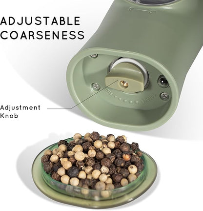 Flendy Gravity Electric Salt and Pepper Grinder Set Rechargeable, Automatic - Image 6