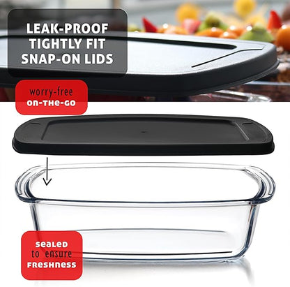 EATEX 7-Pack Glass Food Storage Containers - Image 7