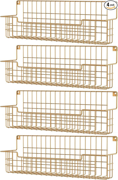 Spice Rack, Metal Spice Holder Shelf by AURIKAR
