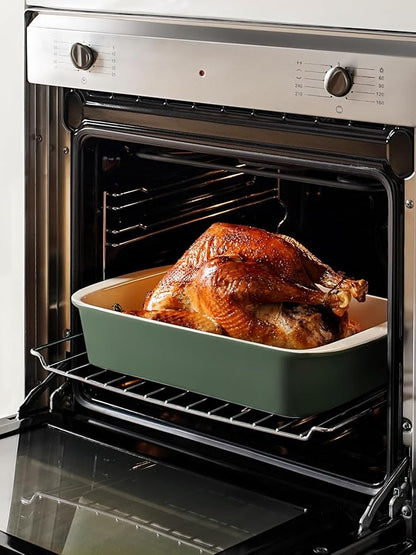 LE TAUCI Deep Casserole Dishes for Oven, 13.7”x9.6” Ceramic Baking Dish Set - Image 7