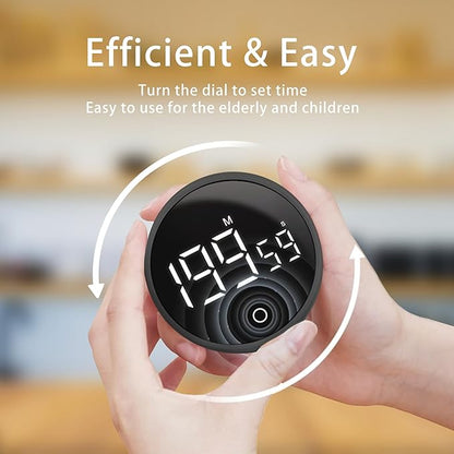 Digital Kitchen Timers, Magnetic Rotary Timer - Image 5