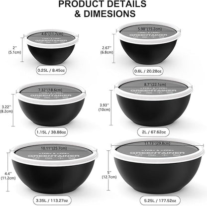 Greentainer Plastic Mixing Bowls - Image 6