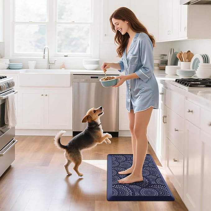 Mattitude 4/5 Inch Kitchen Mat, 17.3x28in Heavy Duty Ergonomic Comfort Foam - Image 7