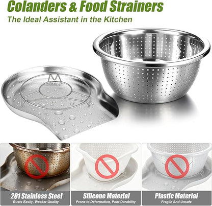 Palksky Stainless Steel Colander Set - Image 7