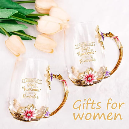 OEAGO Birthday Gifts for Women Mom Plastic Tea Cup Mothers Valentines Day Gifts - Image 3