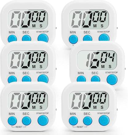 Digital Kitchen Timer, Magnetic Countdown Minute Simple Timer by enithElite