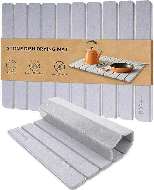 Stone Drying Mat for Kitchen Counter, Drying Matt Kitchen Counter, Quick Dry by Unknown