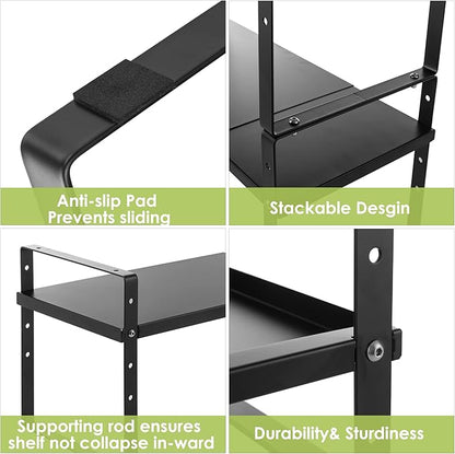 Across-Star Expandable Cabinet Shelf Organizer Rack, Stackable Kitchen - Image 6