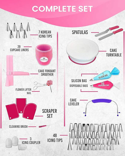 RFAQK 200PCs Cake Decorating Kit - Image 7