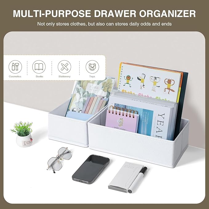 DIMJ Drawer Organizer Clothes 18 Pack - Image 5